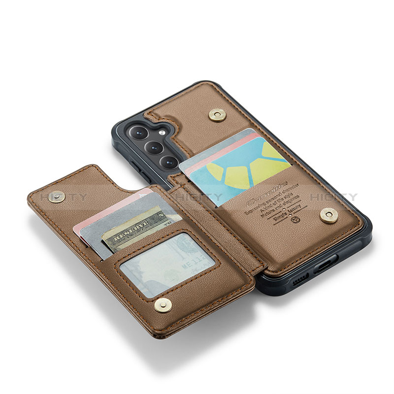 Funda Lujo Cuero Carcasa C02S para Samsung Galaxy S24 Plus 5G