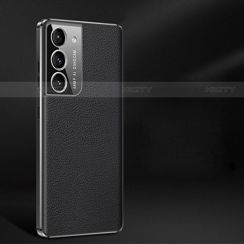 Funda Lujo Cuero Carcasa C10 para Samsung Galaxy S21 Plus 5G Negro