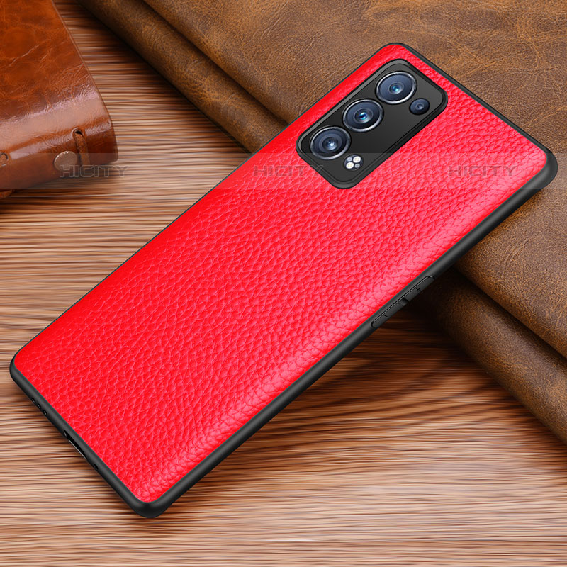 Funda Lujo Cuero Carcasa DL1 para Oppo Reno6 Pro 5G