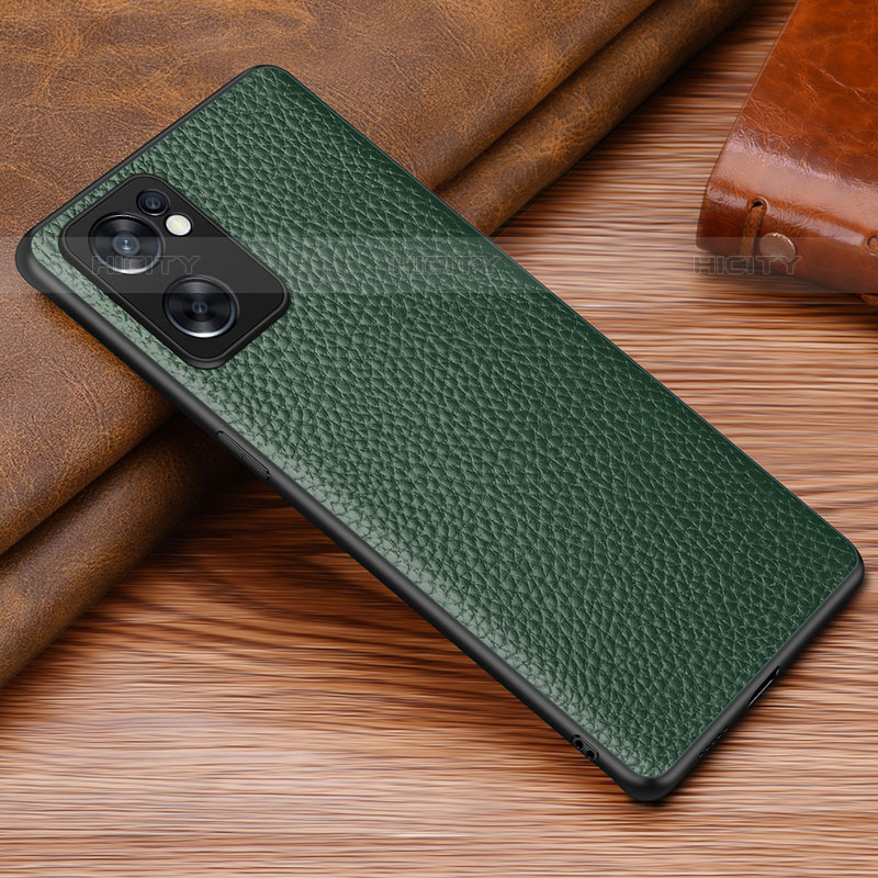 Funda Lujo Cuero Carcasa DL1 para Oppo Reno7 SE 5G