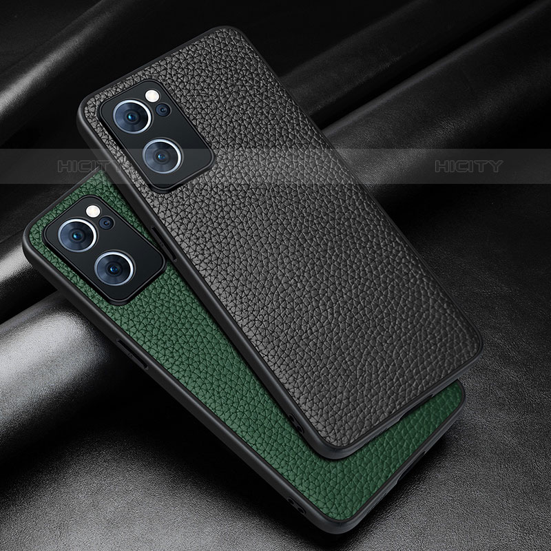 Funda Lujo Cuero Carcasa DL1 para Oppo Reno7 SE 5G