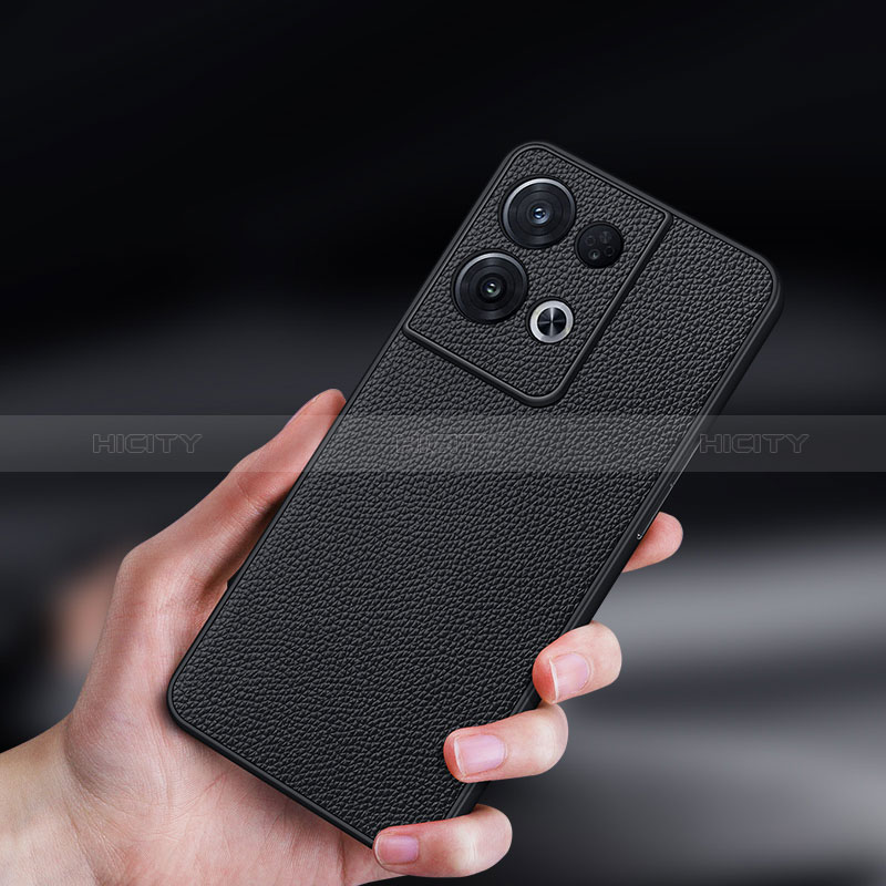 Funda Lujo Cuero Carcasa DL1 para Oppo Reno9 Pro+ Plus 5G