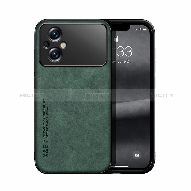 Funda Lujo Cuero Carcasa DY1 para Xiaomi Poco M5 4G Verde