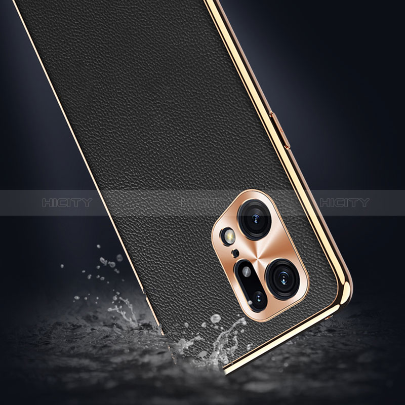 Funda Lujo Cuero Carcasa GS1 para Oppo Find X5 5G