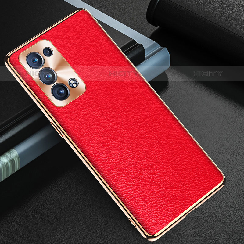 Funda Lujo Cuero Carcasa GS1 para Oppo Reno6 Pro+ Plus 5G