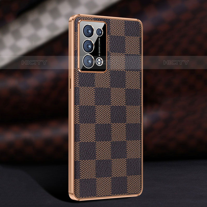 Funda Lujo Cuero Carcasa JB1 para Oppo Reno6 Pro 5G