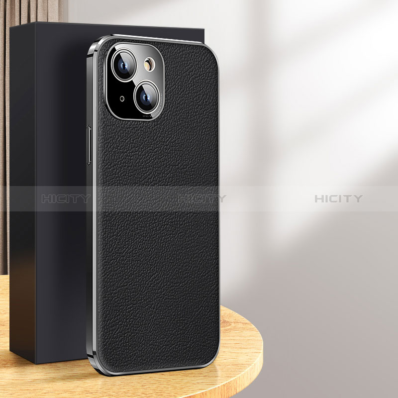 Funda Lujo Cuero Carcasa JB2 para Apple iPhone 15 Plus