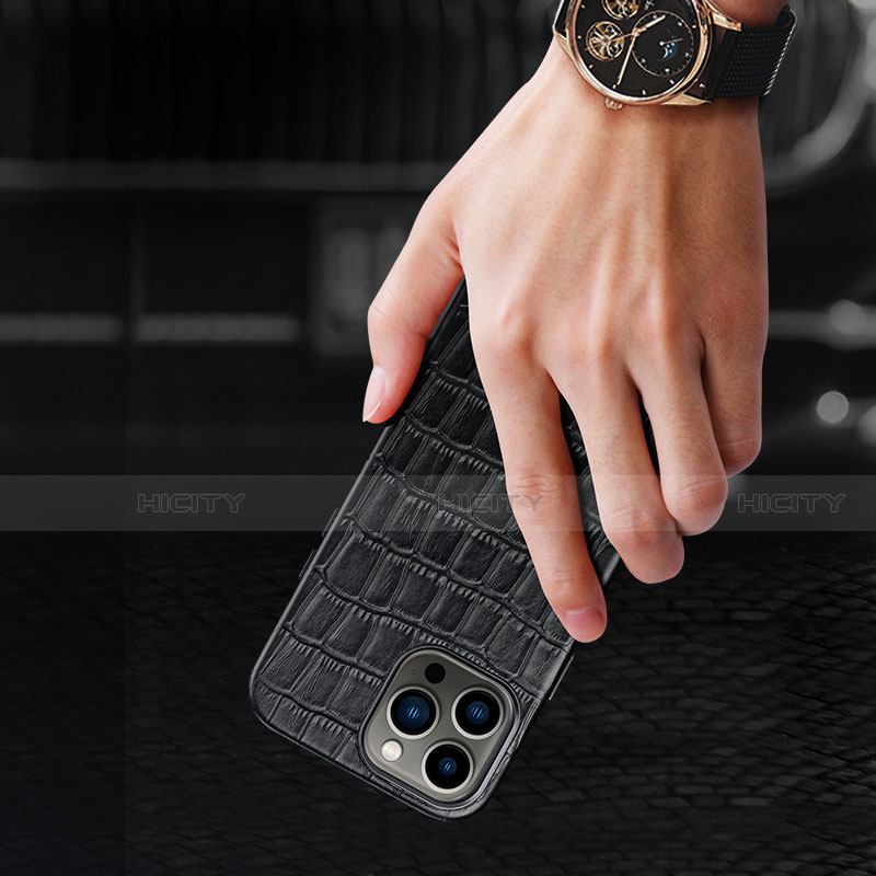 Funda Lujo Cuero Carcasa L01 para Apple iPhone 13