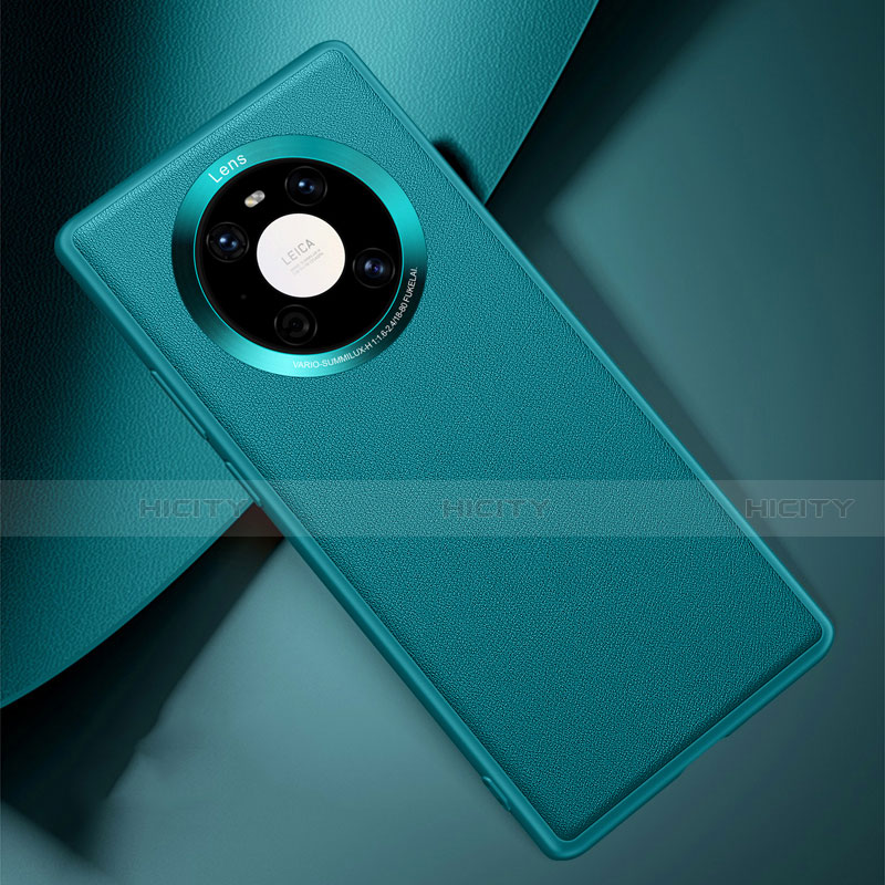 Funda Lujo Cuero Carcasa L04 para Huawei Mate 40E Pro 5G Cian