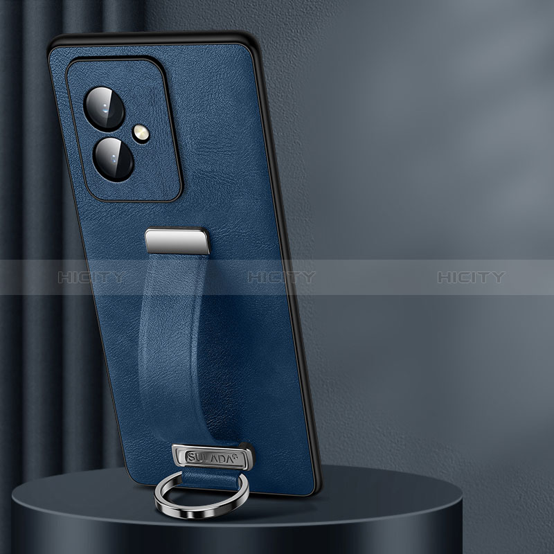 Funda Lujo Cuero Carcasa LD1 para Huawei Honor 100 5G Azul