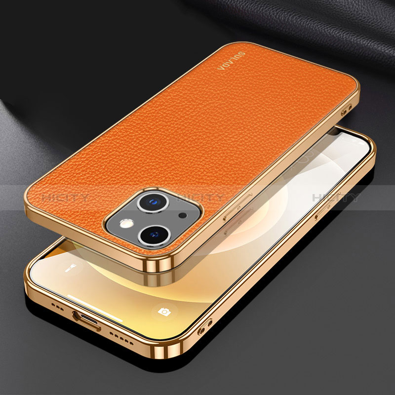 Funda Lujo Cuero Carcasa LD3 para Apple iPhone 13