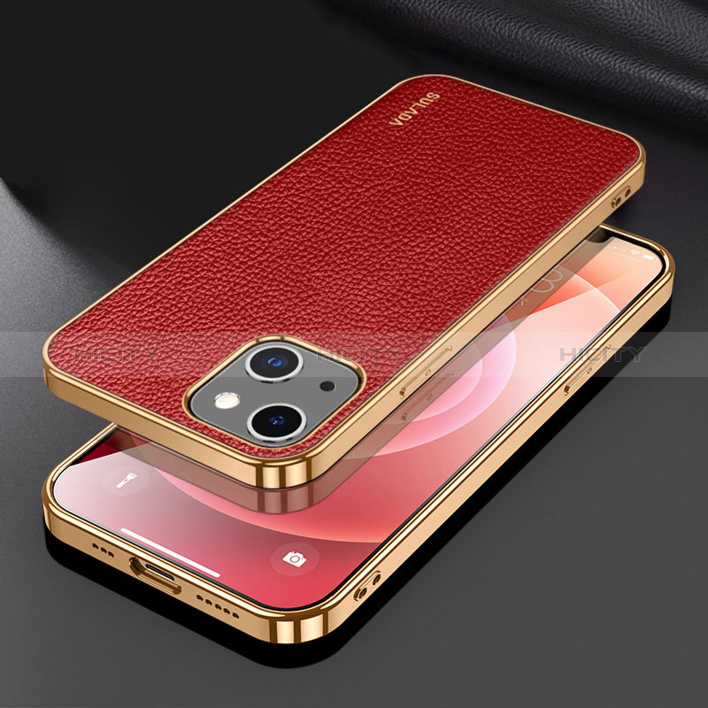 Funda Lujo Cuero Carcasa LD3 para Apple iPhone 14 Plus