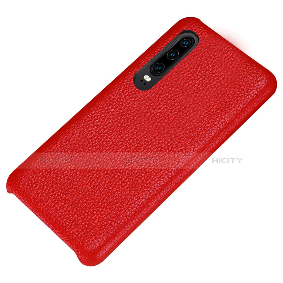 Funda Lujo Cuero Carcasa P01 para Huawei P30