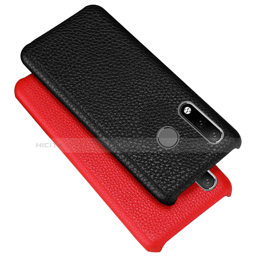 Funda Lujo Cuero Carcasa P01 para Huawei P30 Lite