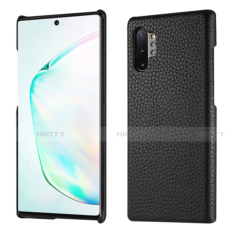 Funda Lujo Cuero Carcasa P01 para Samsung Galaxy Note 10 Plus 5G