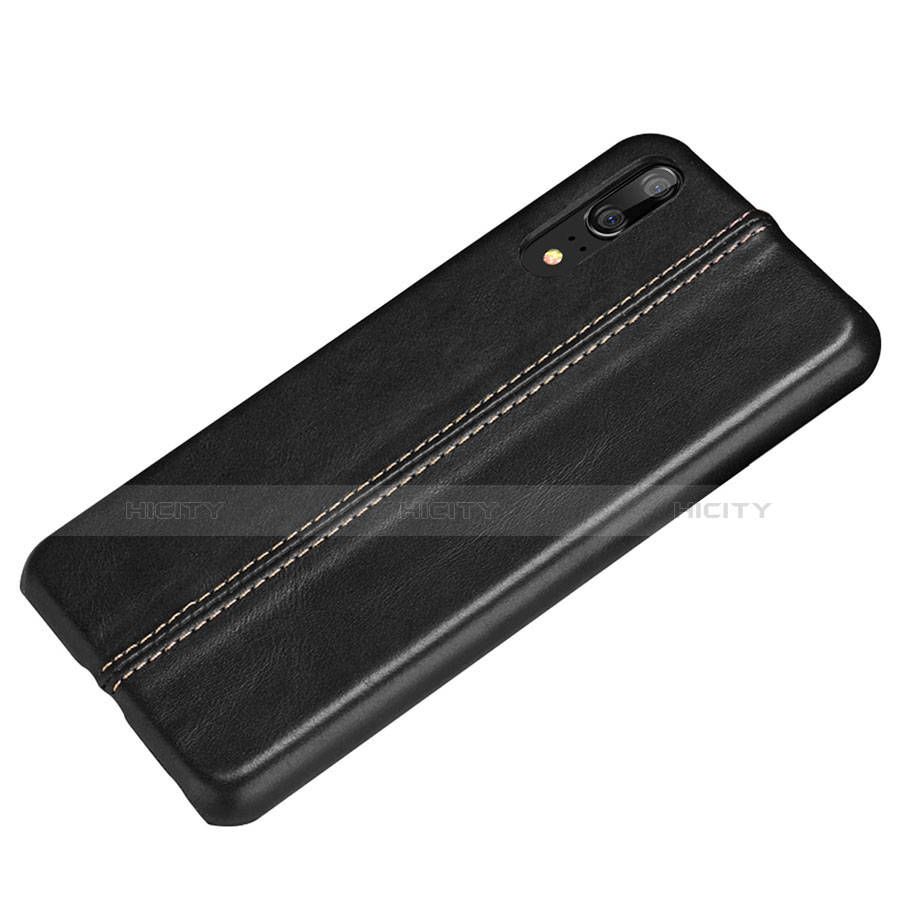 Funda Lujo Cuero Carcasa P02 para Huawei P20