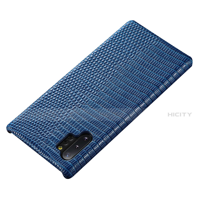 Funda Lujo Cuero Carcasa P02 para Samsung Galaxy Note 10 Plus 5G