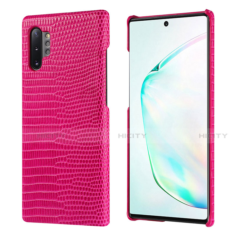 Funda Lujo Cuero Carcasa P02 para Samsung Galaxy Note 10 Plus 5G