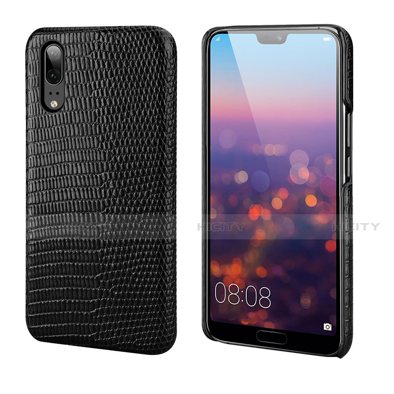 Funda Lujo Cuero Carcasa P03 para Huawei P20