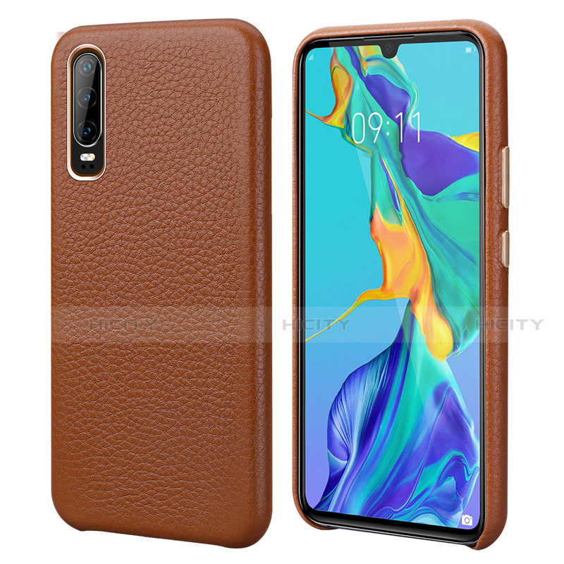 Funda Lujo Cuero Carcasa P03 para Huawei P30