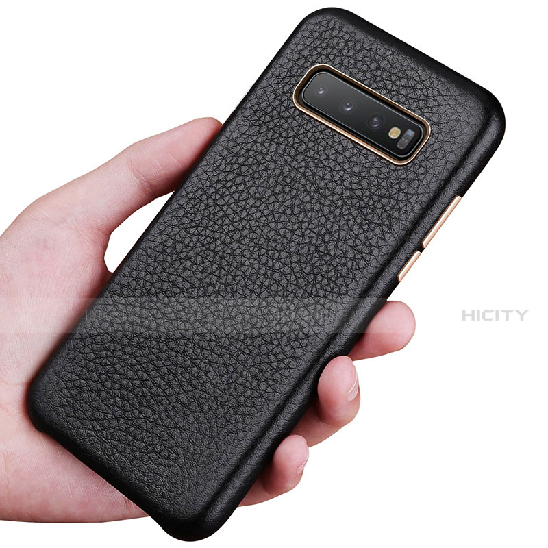 Funda Lujo Cuero Carcasa P03 para Samsung Galaxy S10