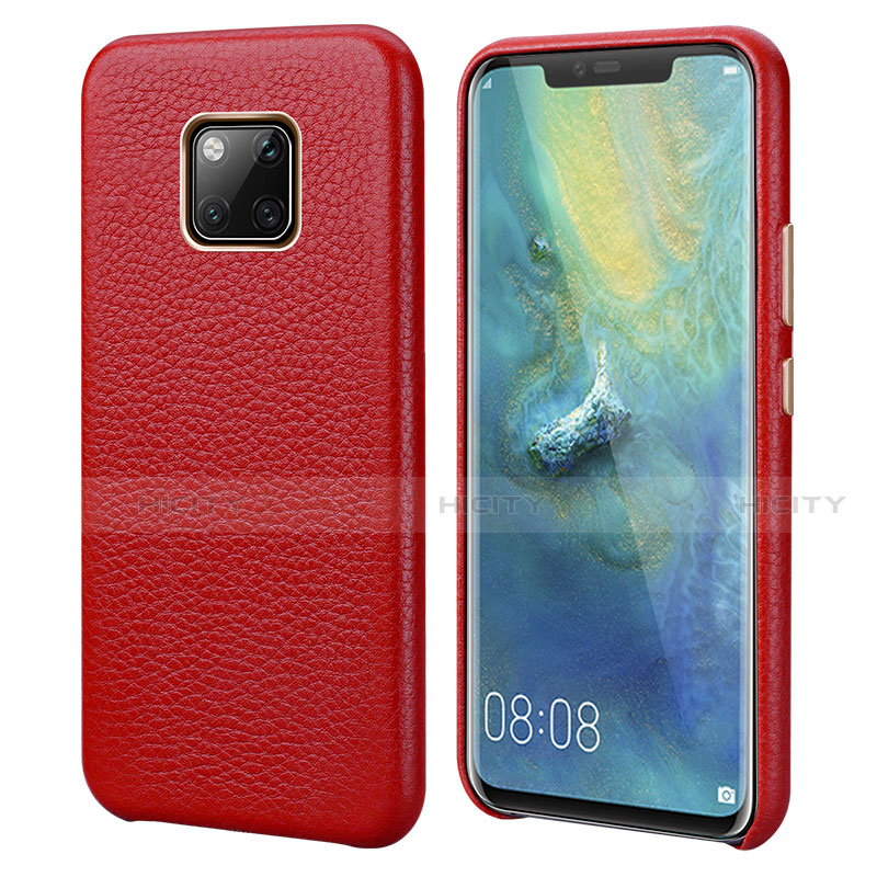 Funda Lujo Cuero Carcasa P04 para Huawei Mate 20 Pro