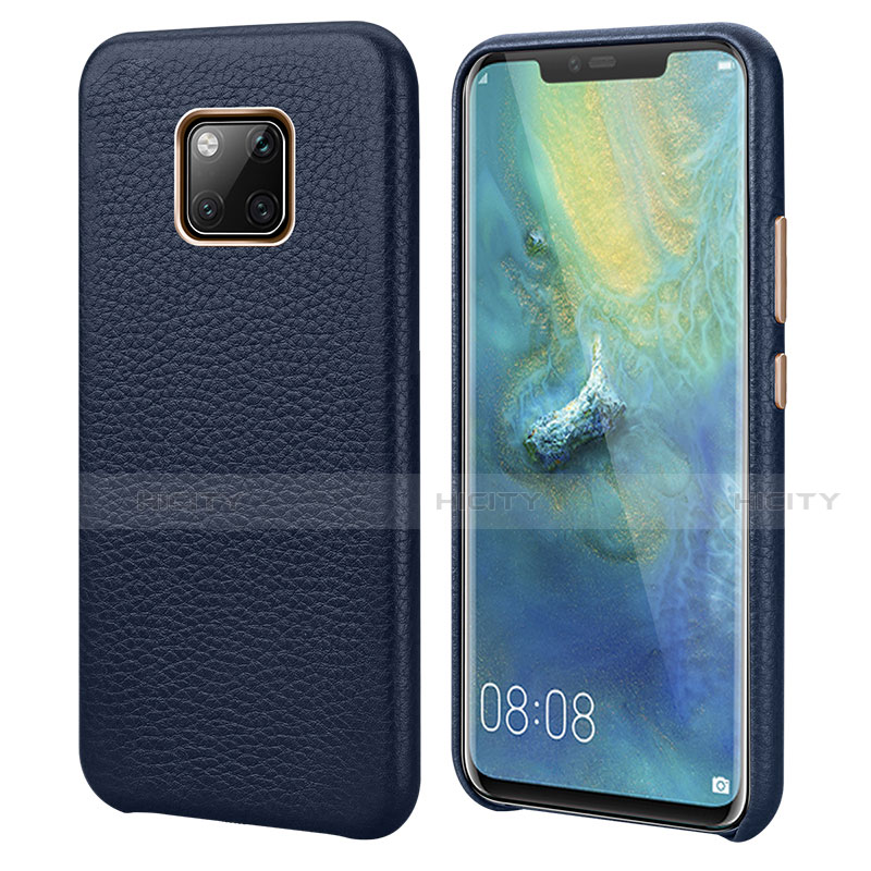 Funda Lujo Cuero Carcasa P04 para Huawei Mate 20 Pro