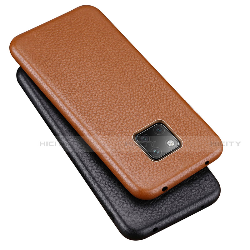 Funda Lujo Cuero Carcasa P04 para Huawei Mate 20 Pro