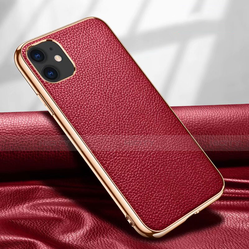 Funda Lujo Cuero Carcasa para Apple iPhone 12