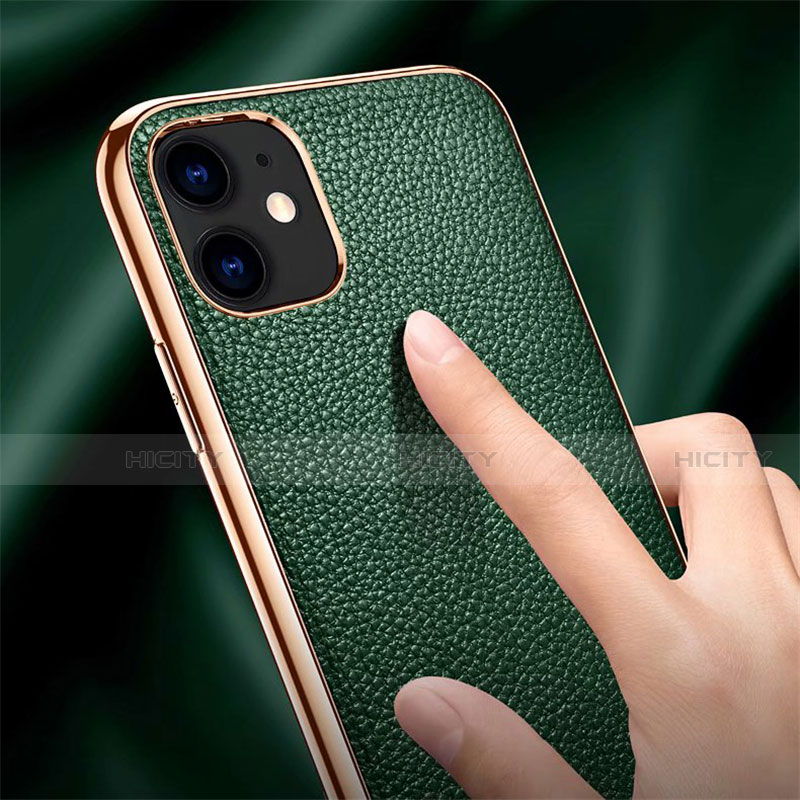 Funda Lujo Cuero Carcasa para Apple iPhone 12