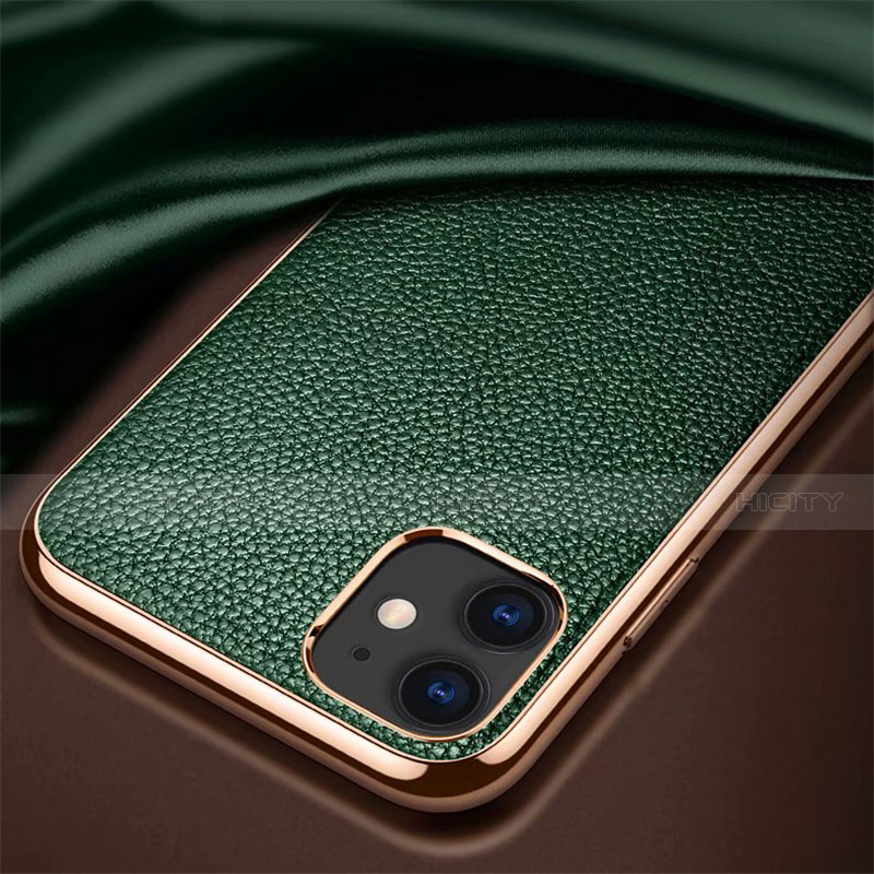 Funda Lujo Cuero Carcasa para Apple iPhone 12 Mini