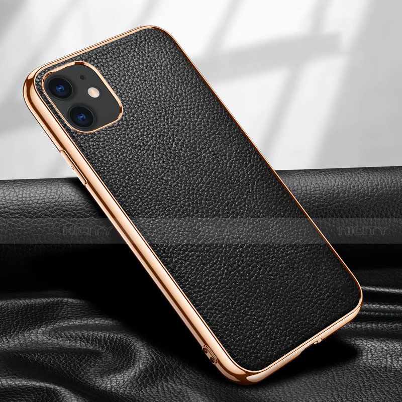 Funda Lujo Cuero Carcasa para Apple iPhone 12 Mini