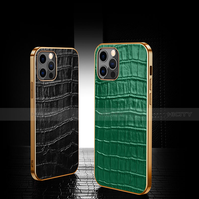 Funda Lujo Cuero Carcasa para Apple iPhone 13 Pro