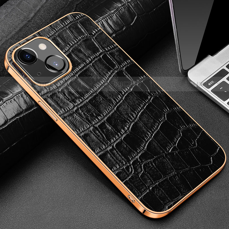 Funda Lujo Cuero Carcasa para Apple iPhone 14