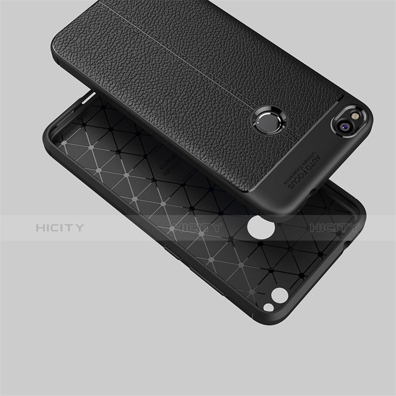 Funda Lujo Cuero Carcasa para Huawei GR3 (2017) Negro