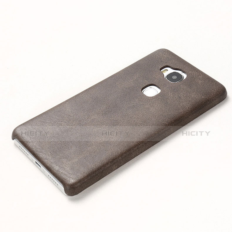 Funda Lujo Cuero Carcasa para Huawei Honor Play 5X Marron