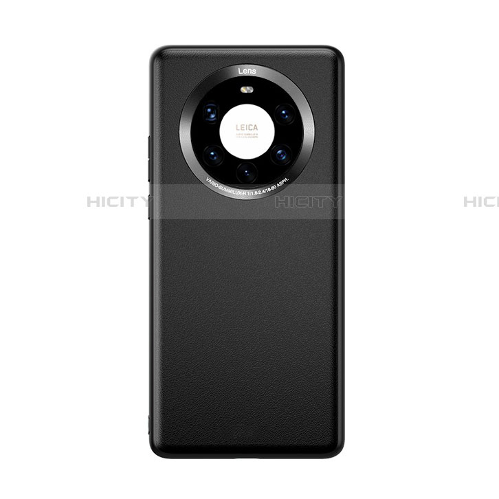 Funda Lujo Cuero Carcasa para Huawei Mate 40 Pro+ Plus Negro