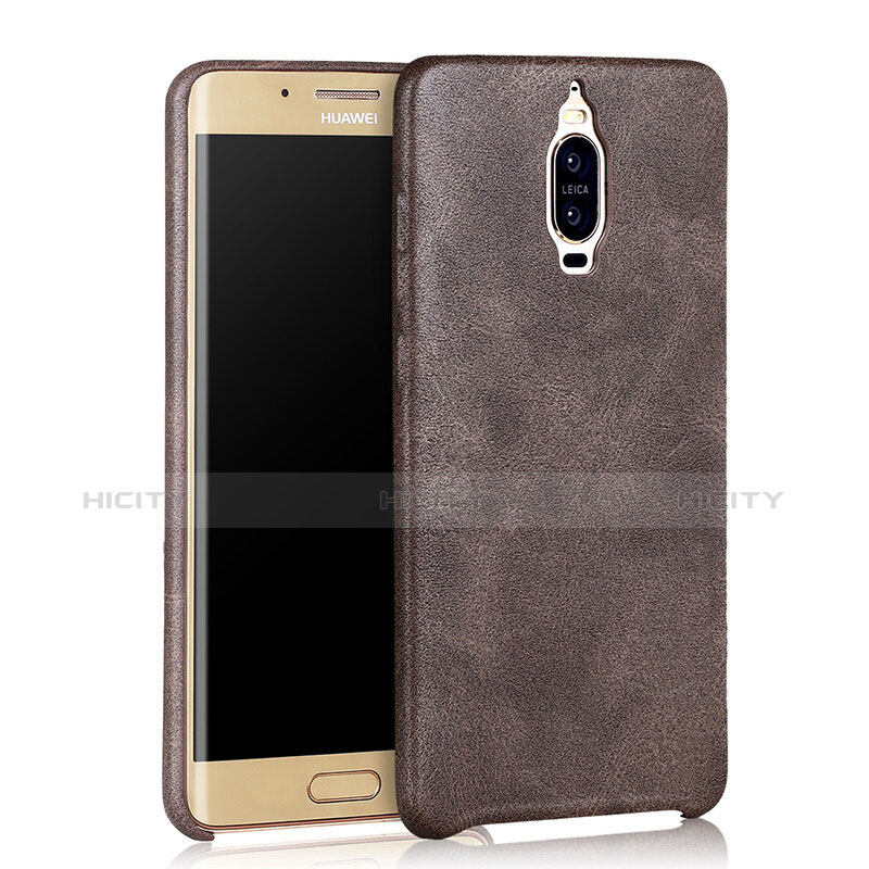 Funda Lujo Cuero Carcasa para Huawei Mate 9 Pro Marron