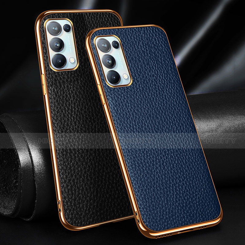 Funda Lujo Cuero Carcasa para Oppo Reno5 5G