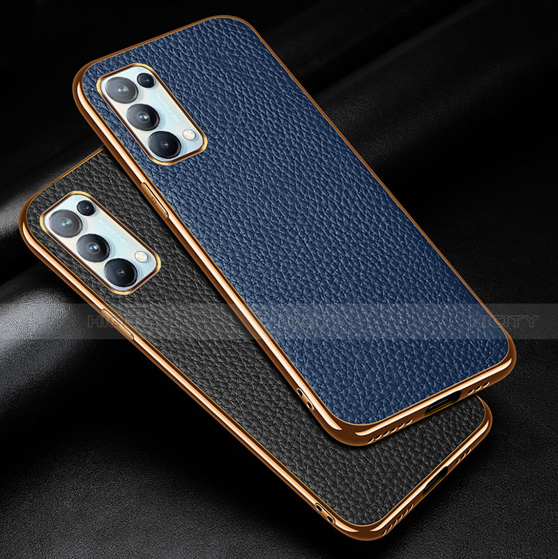 Funda Lujo Cuero Carcasa para Oppo Reno5 5G