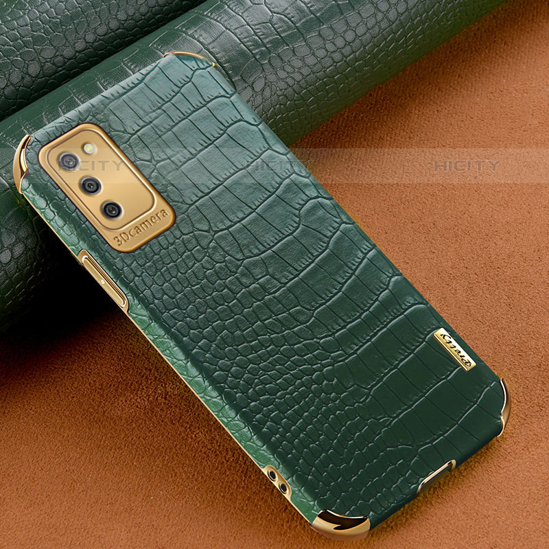 Funda Lujo Cuero Carcasa para Samsung Galaxy M02s Verde