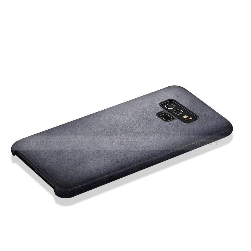 Funda Lujo Cuero Carcasa para Samsung Galaxy Note 9 Negro