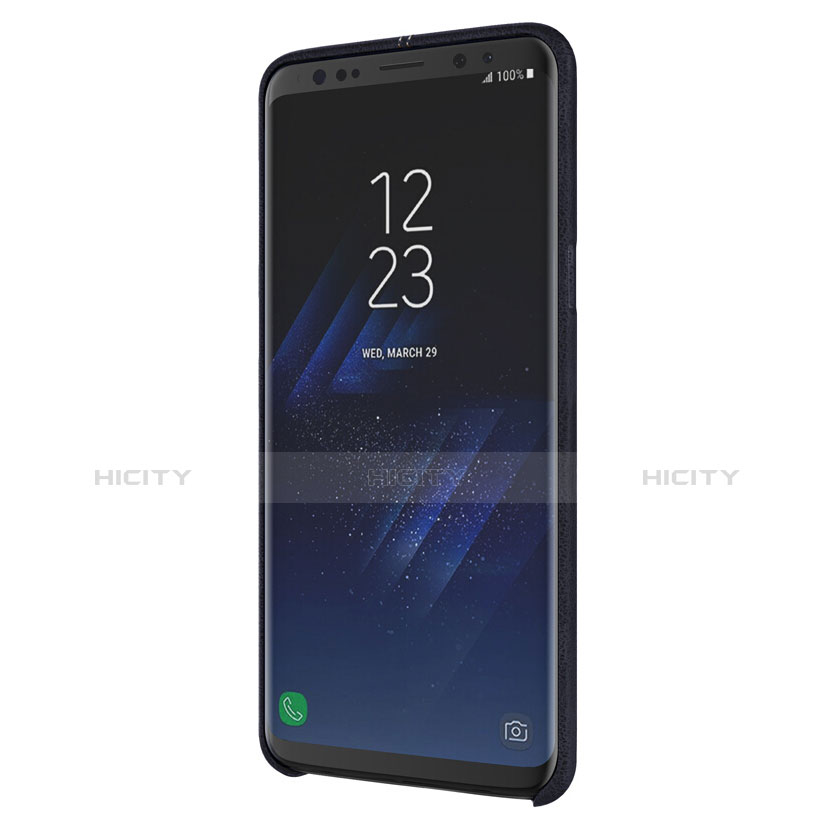 Funda Lujo Cuero Carcasa para Samsung Galaxy S9 Negro