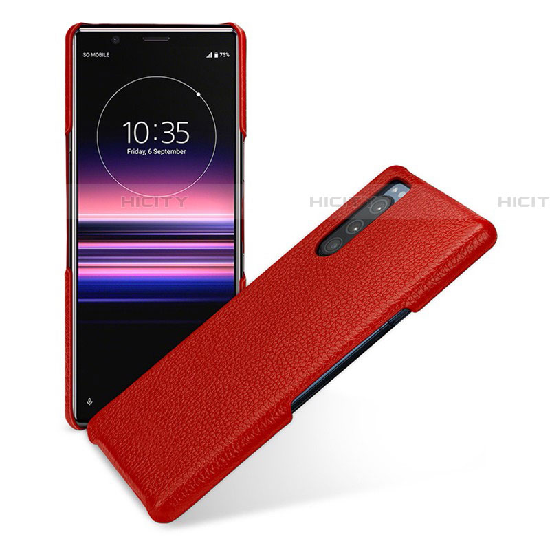 Funda Lujo Cuero Carcasa para Sony Xperia 5