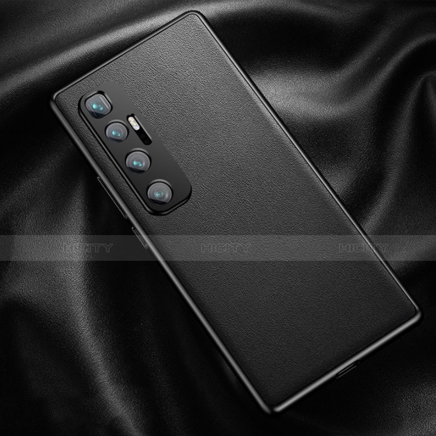 Funda Lujo Cuero Carcasa para Xiaomi Mi 10 Ultra Negro
