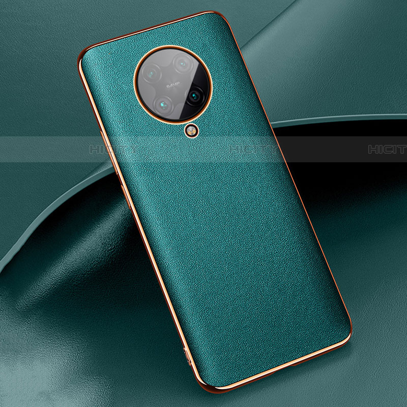 Funda Lujo Cuero Carcasa para Xiaomi Redmi K30 Pro 5G Verde