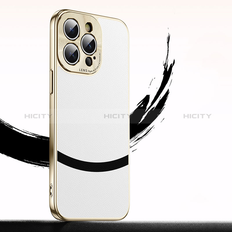 Funda Lujo Cuero Carcasa PD2 para Apple iPhone 15 Pro Max