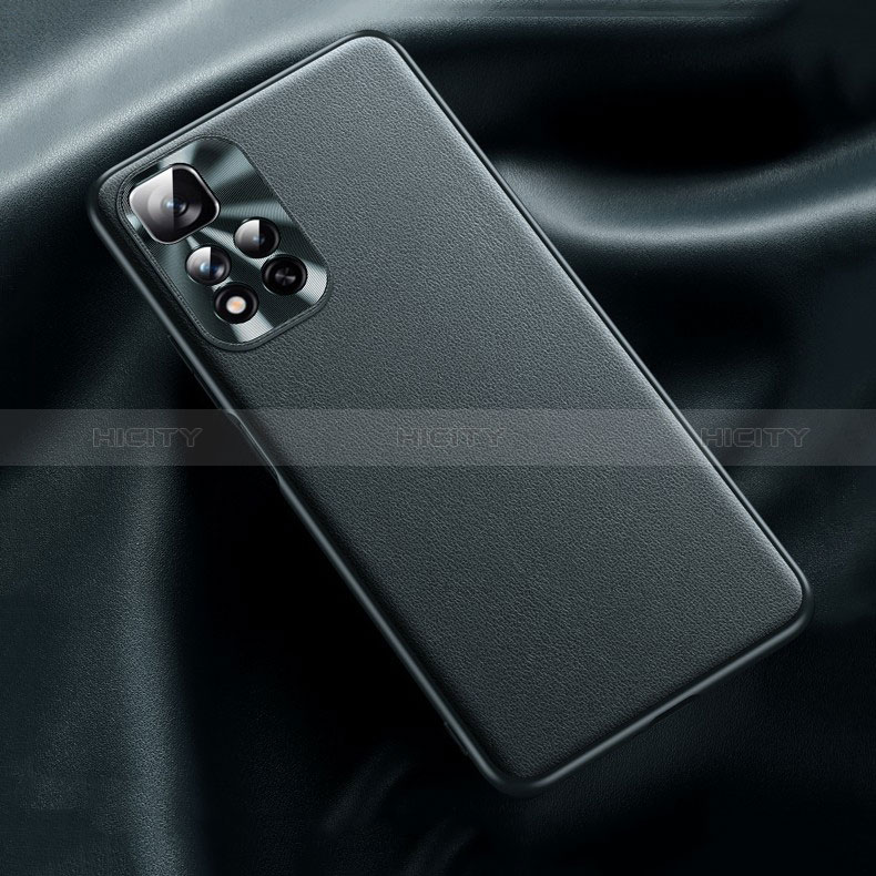 Funda Lujo Cuero Carcasa QK2 para Xiaomi Mi 11i 5G (2022) Negro