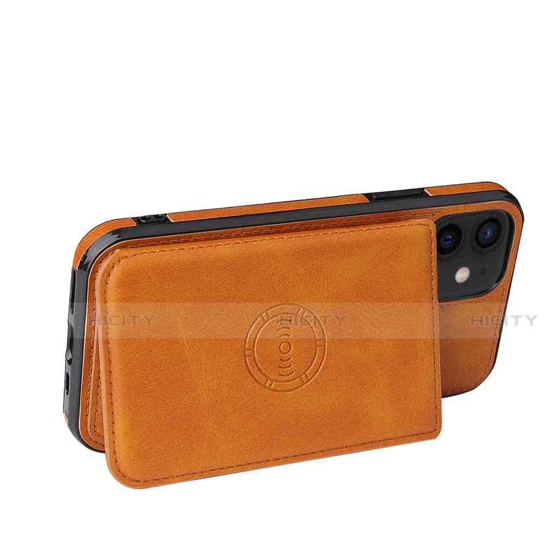 Funda Lujo Cuero Carcasa R01 para Apple iPhone 12