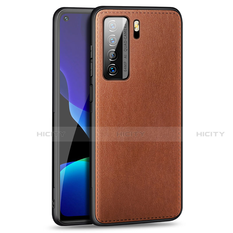 Funda Lujo Cuero Carcasa R01 para Huawei Nova 7 SE 5G